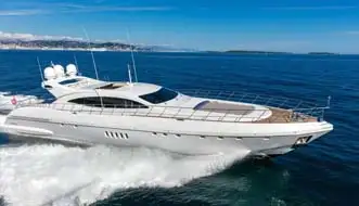 Mangusta 108 yacht rental near Cannes